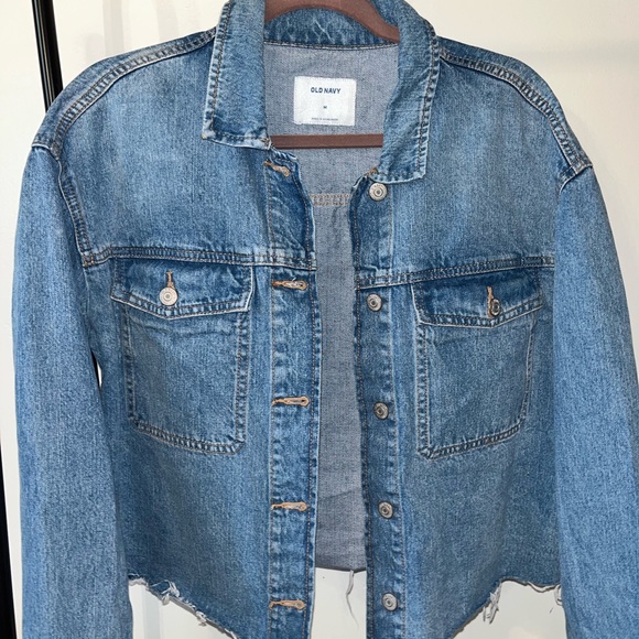 Old Navy Jackets & Blazers - old navy crop jean jacket